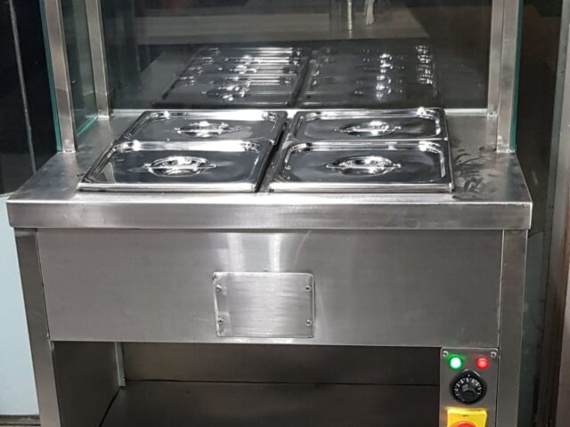 Bain Marie Glass Counter