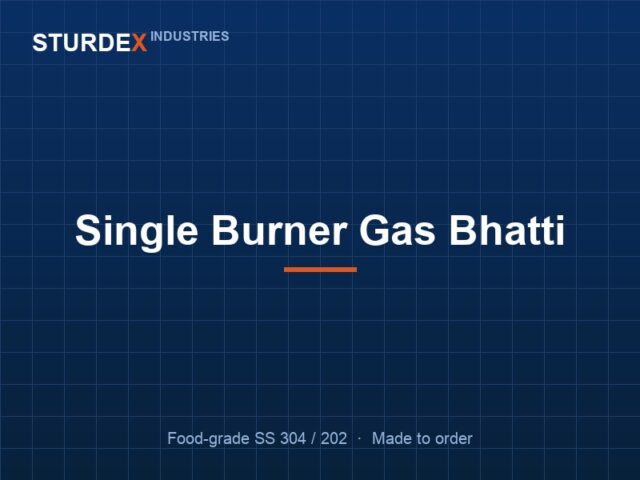 Single Burner Gas Bhatti