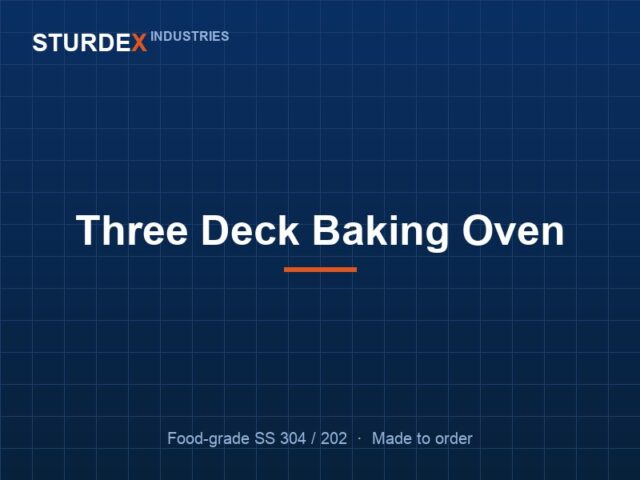 Three Deck Baking Oven